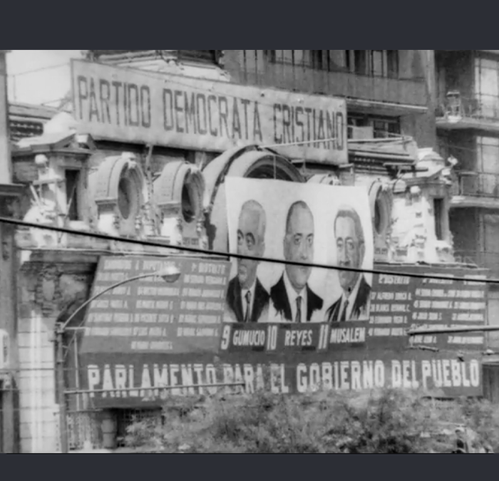 Propaganda de los candidatos en las elecciones parlamentarias de 1965